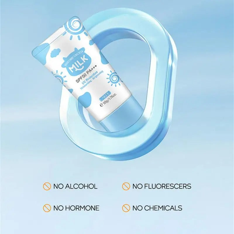 Facial Milk Sunscreen SPF50+ Moisturizing Face Cream Protector Solar Isolating La Roche Posay Solar Blocker Makeup Cosmetics Enc