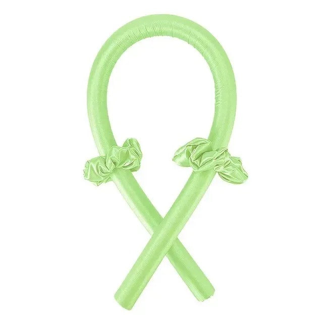 Heatless Curling Rod Headband No Heat Silk Curls Ribbon Hair Rollers Sleeping Soft