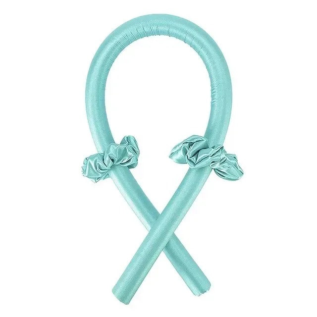 Heatless Curling Rod Headband No Heat Silk Curls Ribbon Hair Rollers Sleeping Soft