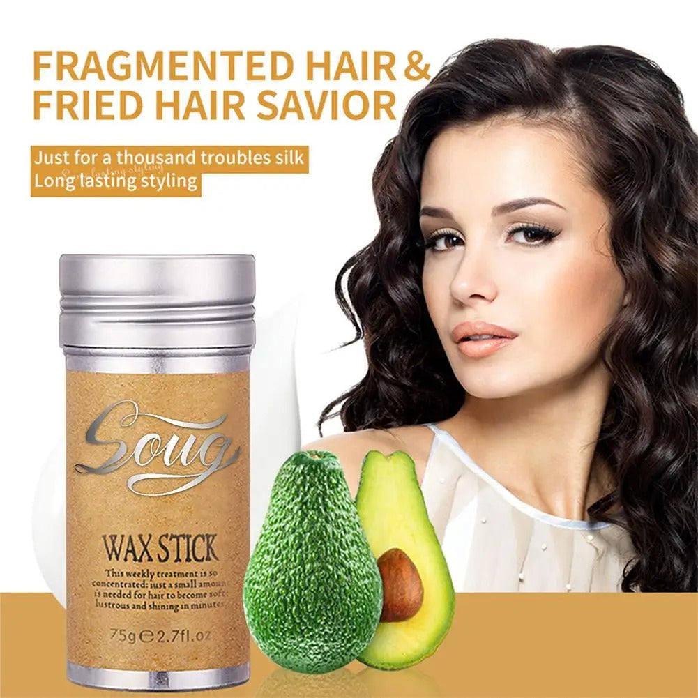 Professional Hair Wax Stick For Wigs Women Men Fixed Fluffy Smooth Broken Hair