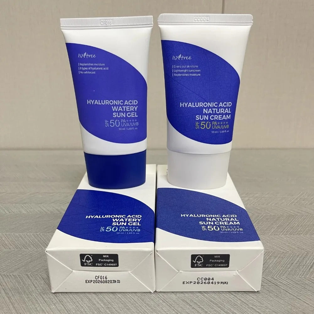 ISNTREE Hyaluronic Acid Watery Sun Gel 50mL SPF50+ PA++++ Vegan Vegan Cream for Face