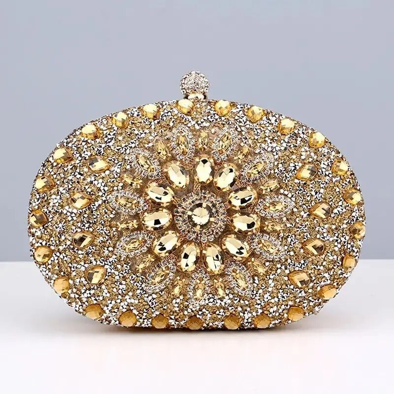 Diamond Women Luxury Clutch Evening Bag Wedding Crystal Ladies Cell Phone Pocket Purse Female Wallet for Party Quality Gift