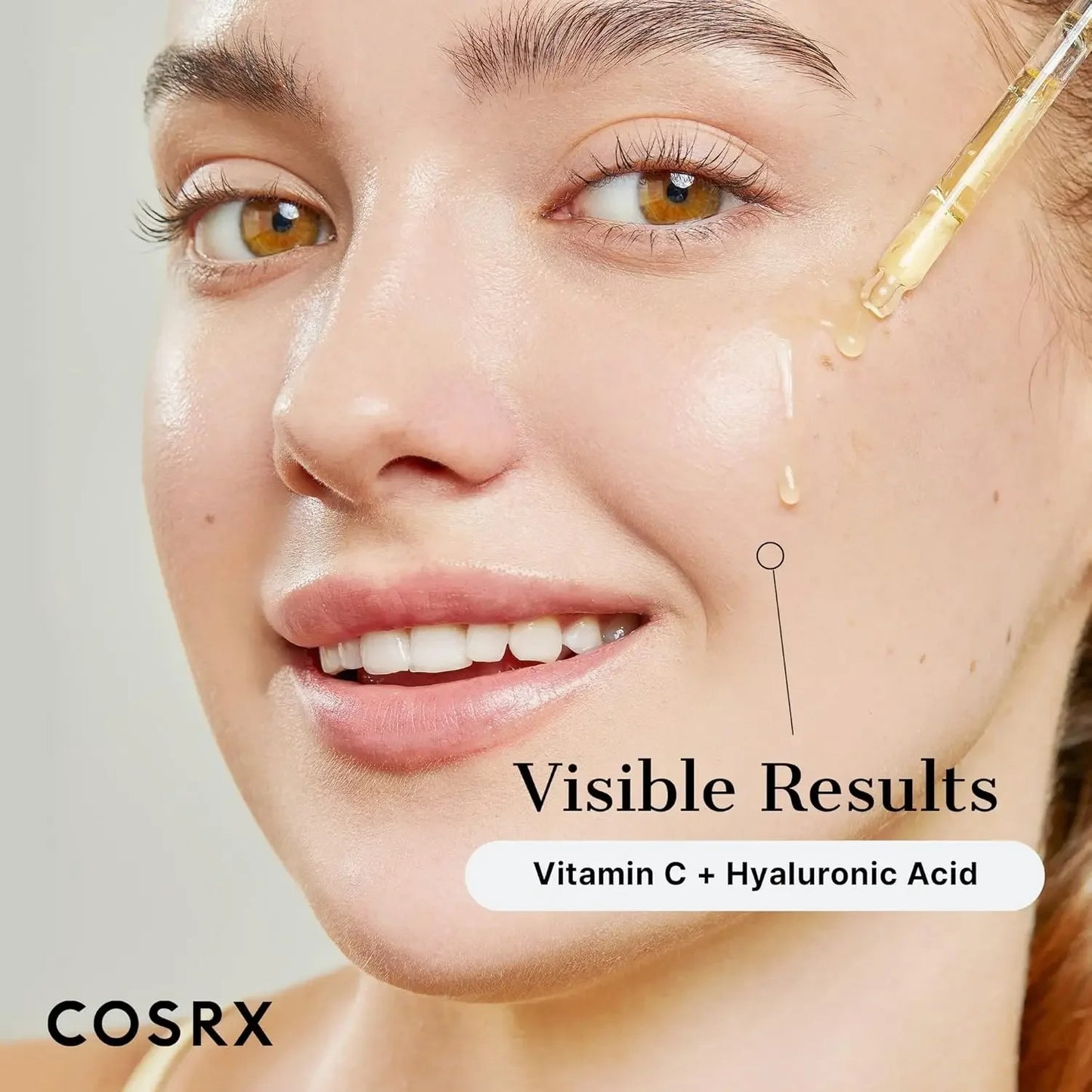 COSRX Pure Vitamin C 13% Serum with Vitamin E & Hyaluronic Acid, Brightening & Hydrating Facial Serum for Fine Lines, 20ml