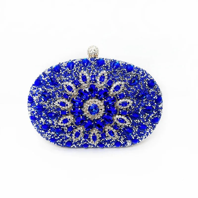 Diamond Women Luxury Clutch Evening Bag Wedding Crystal Ladies Cell Phone Pocket Purse Female Wallet for Party Quality Gift