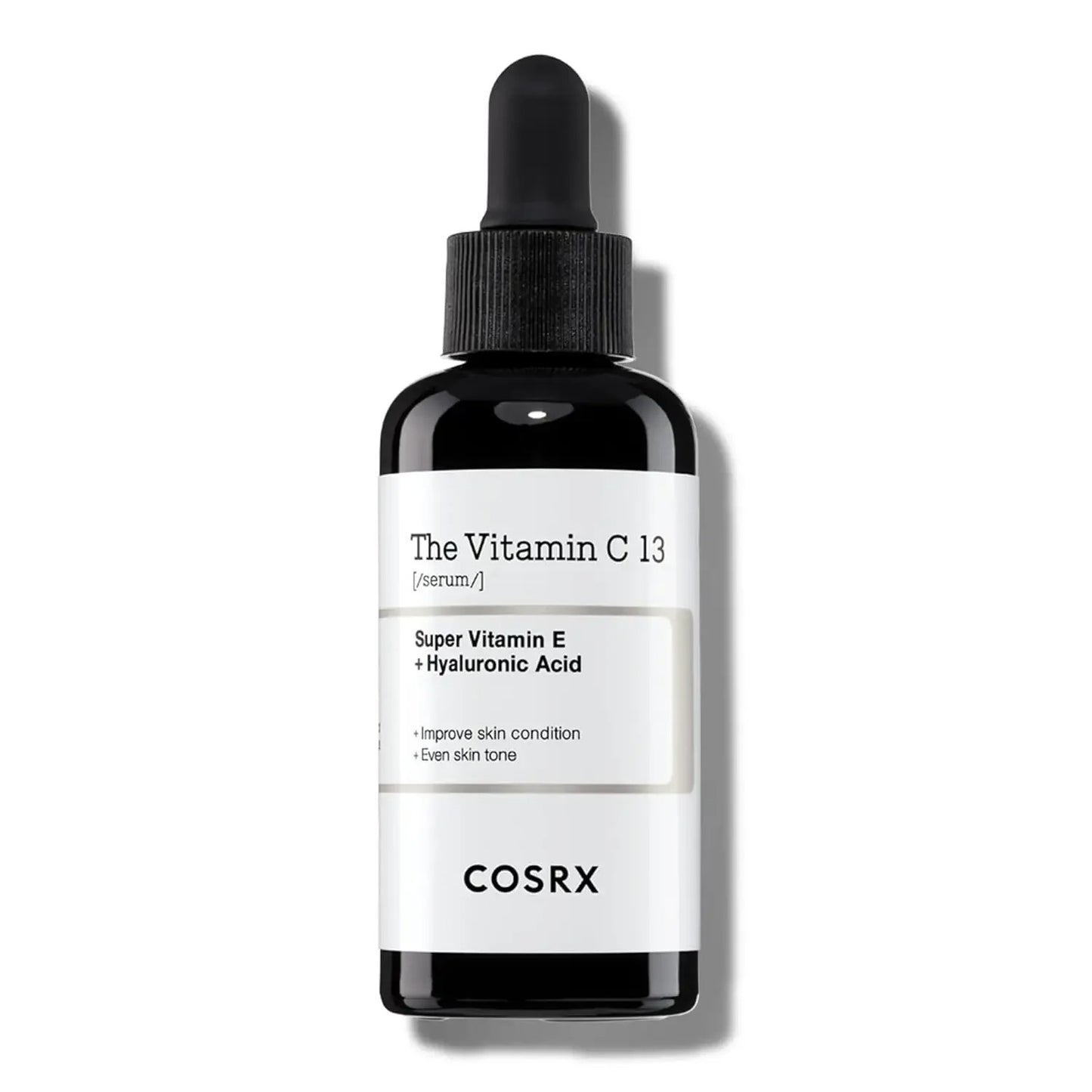 COSRX Pure Vitamin C 13% Serum with Vitamin E & Hyaluronic Acid, Brightening & Hydrating Facial Serum for Fine Lines, 20ml