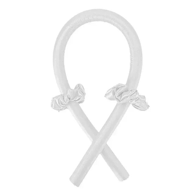 Heatless Curling Rod Headband No Heat Silk Curls Ribbon Hair Rollers Sleeping Soft