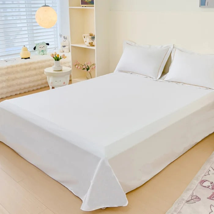 Soft Egyptian Cotton Bed Sheet for King, Queen, Full, and Twin Bedsheets