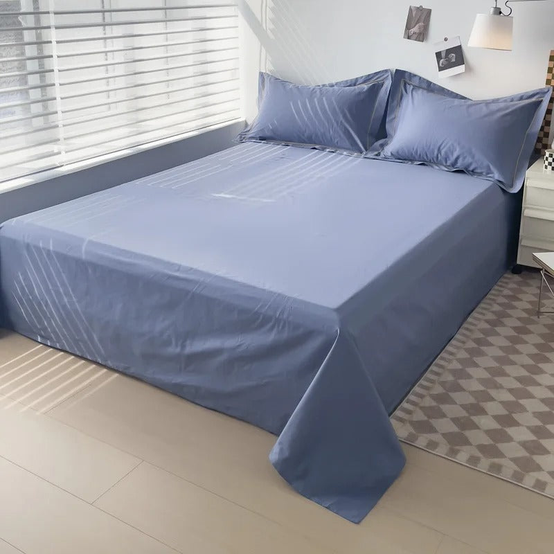 Soft Egyptian Cotton Bed Sheet for King, Queen, Full, and Twin Bedsheets