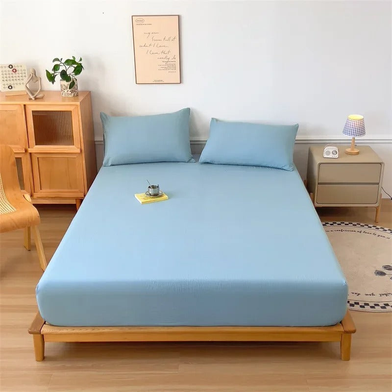 Ultra Soft Breathable Deep Pocket Bed Sheet with 2 Pillowcase for King, Queen, Full, and Twin