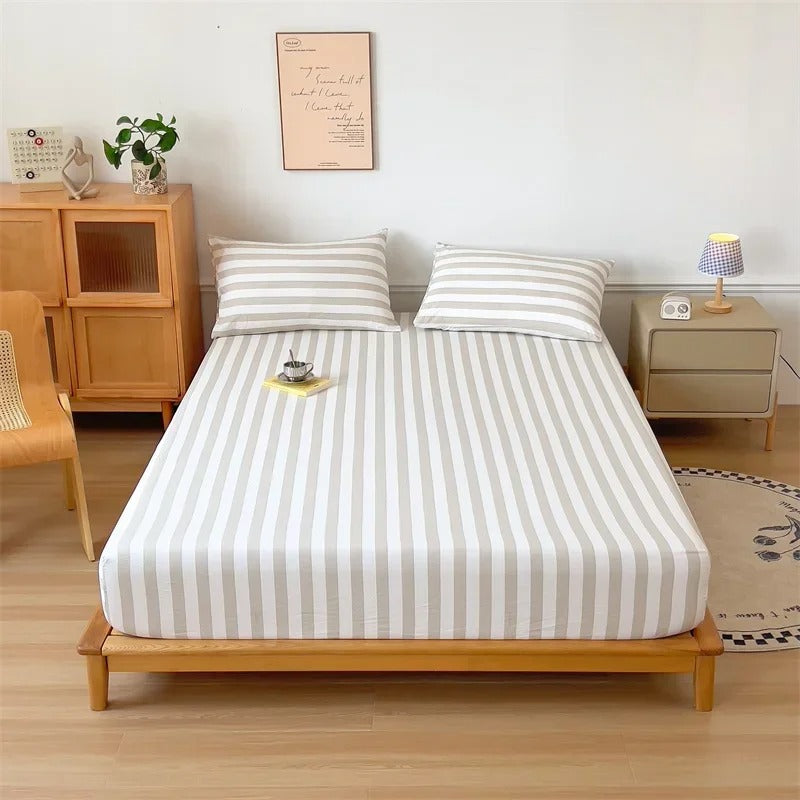 Ultra Soft Breathable Deep Pocket Bed Sheet with 2 Pillowcase for King, Queen, Full, and Twin
