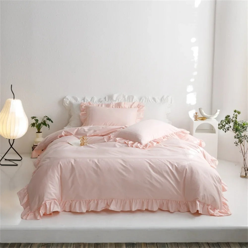 Egyptian Cotton Duvet Cover Set for King, Queen Bedsheets