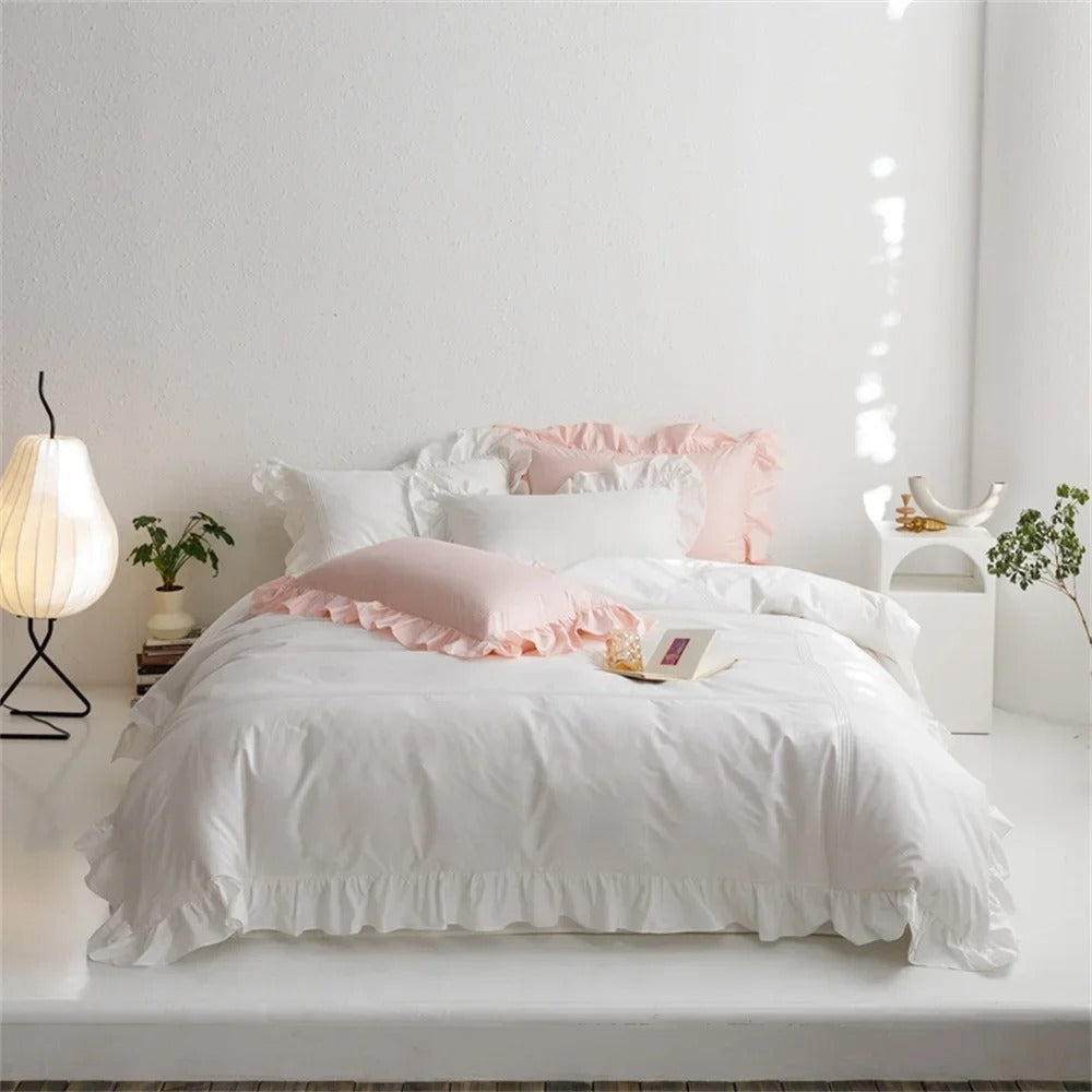 Egyptian Cotton Duvet Cover Set for King, Queen Bedsheets