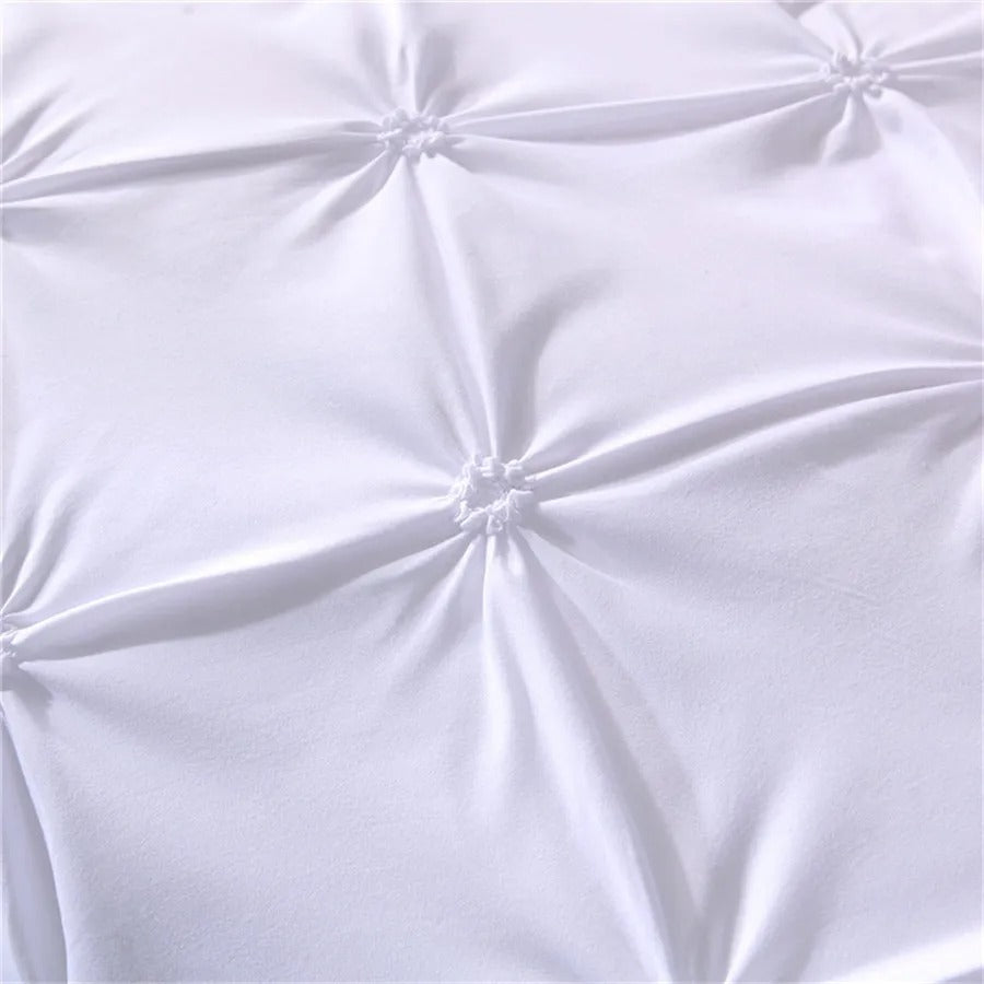 Pinch Pleat Art Work Duvet Cover With Pillowcases Cover for King, Queen, Full, and Twin Bedsheets