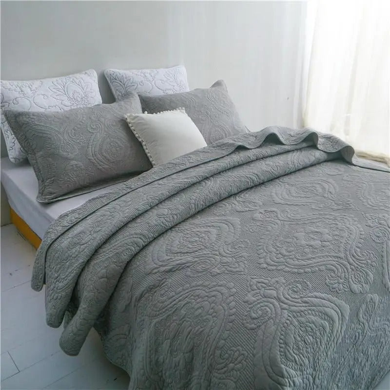 Bed Linen Bed Cover Summer Quilt Blanket Pillowcases for King, Queen Bedsheets