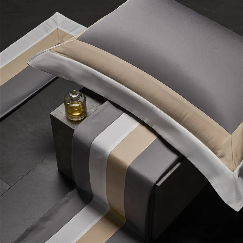 4Pcs 100%Egyptian Cotton 1000TC Bedding Sets for King, Queen Full, Twin Bedsheets