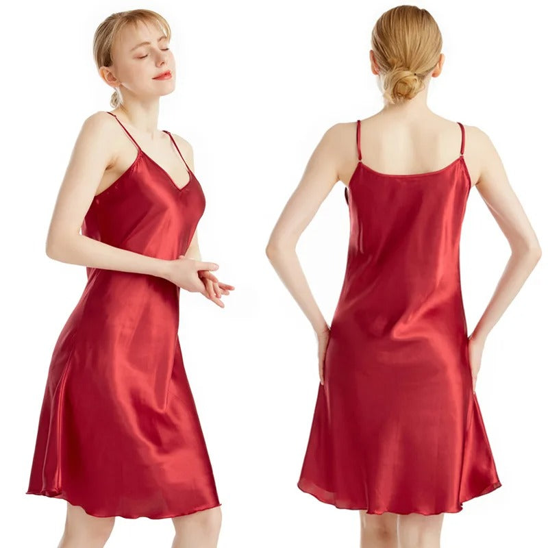 Nightgown Sexy Backless Spaghetti Strap Nightdress Sleepwear