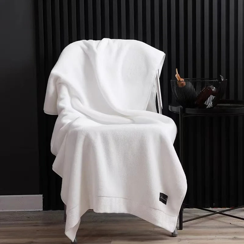 Inyahome 100% Cotton Shower Towels Bath Towel