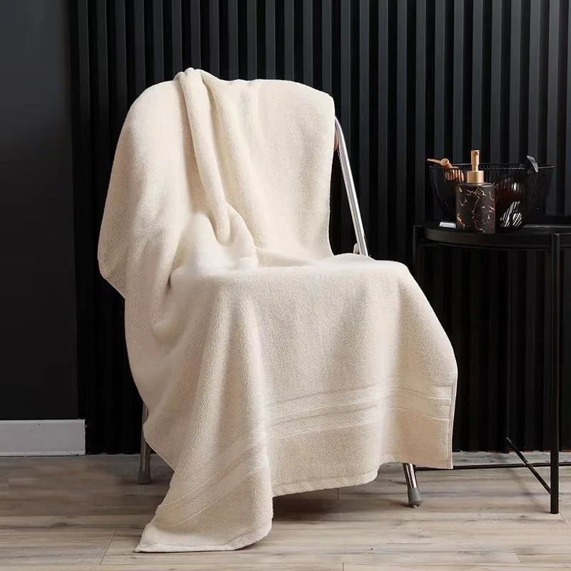 Inyahome 100% Cotton Shower Towels Bath Towel