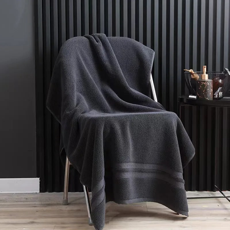 Inyahome 100% Cotton Shower Towels Bath Towel
