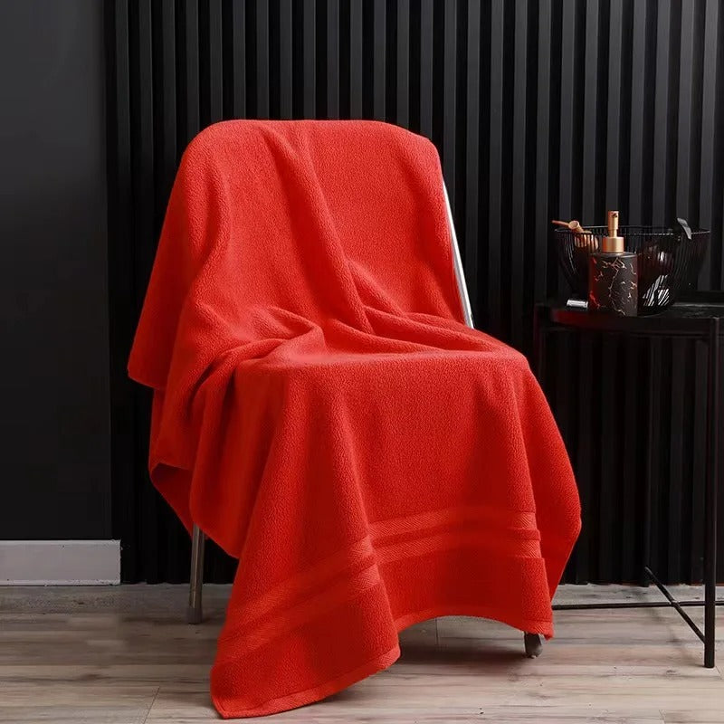 Inyahome 100% Cotton Shower Towels Bath Towel