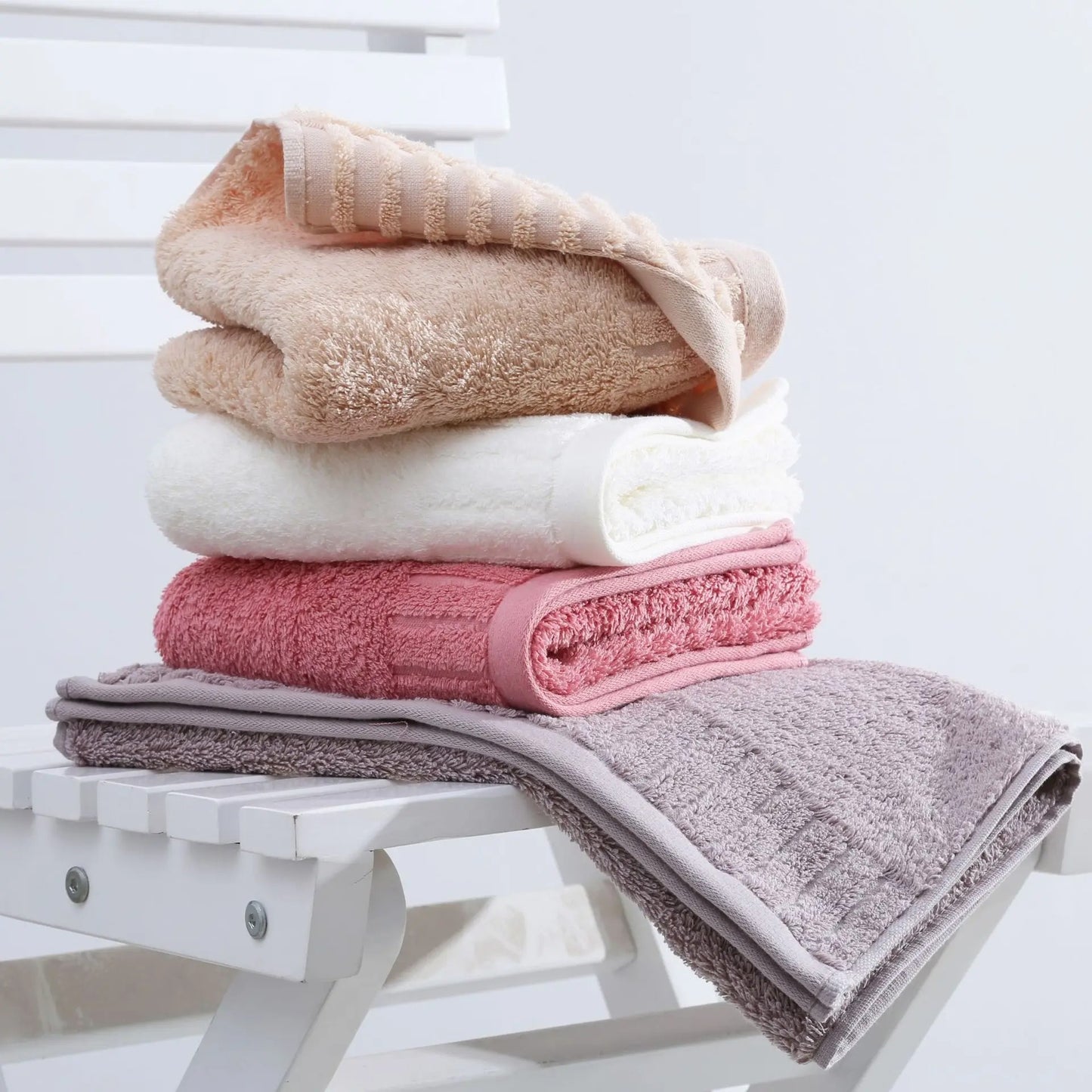 Hotel & Spa Quality 100% Egypt Cotton Premium Face Hand Bath Towels Set