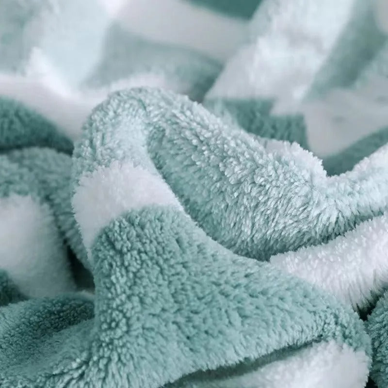 Household Thick Absorbent Bath Towels 2 Soft Face Towels