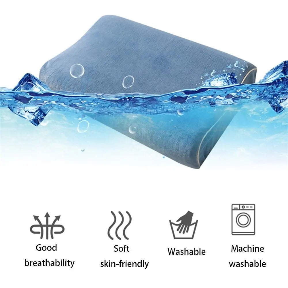 Multicolor Milk Velvet Pillow Case Memory Neck Pillowcase
