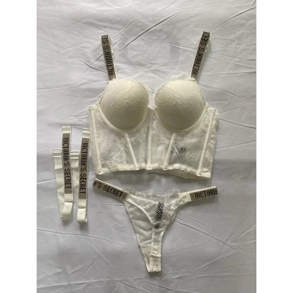Sexy Shapewear Set for Women Lace Underwear Ladies Bra And Underwear