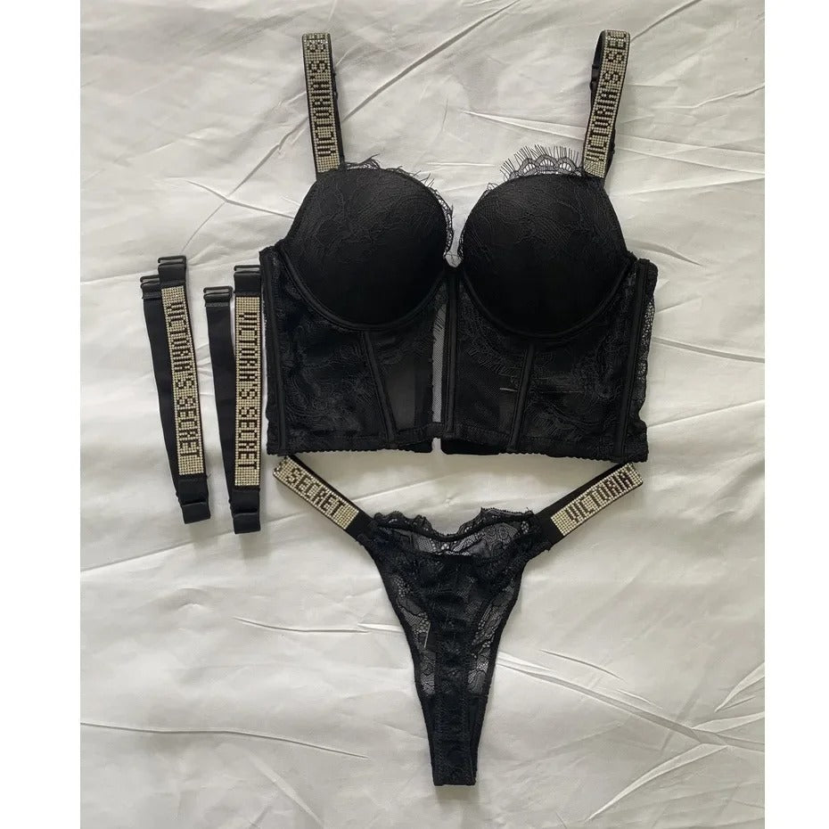 Sexy Shapewear Set for Women Lace Underwear Ladies Bra And Underwear