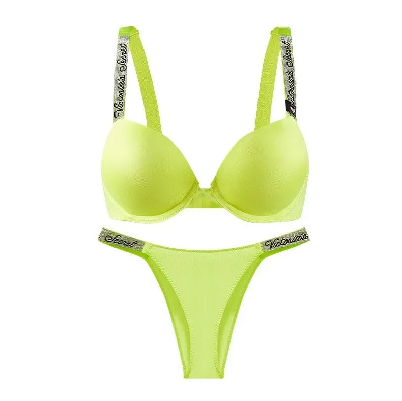 VICTORIA'S SECRET Sex Woman Underwear Bra And Panty Set