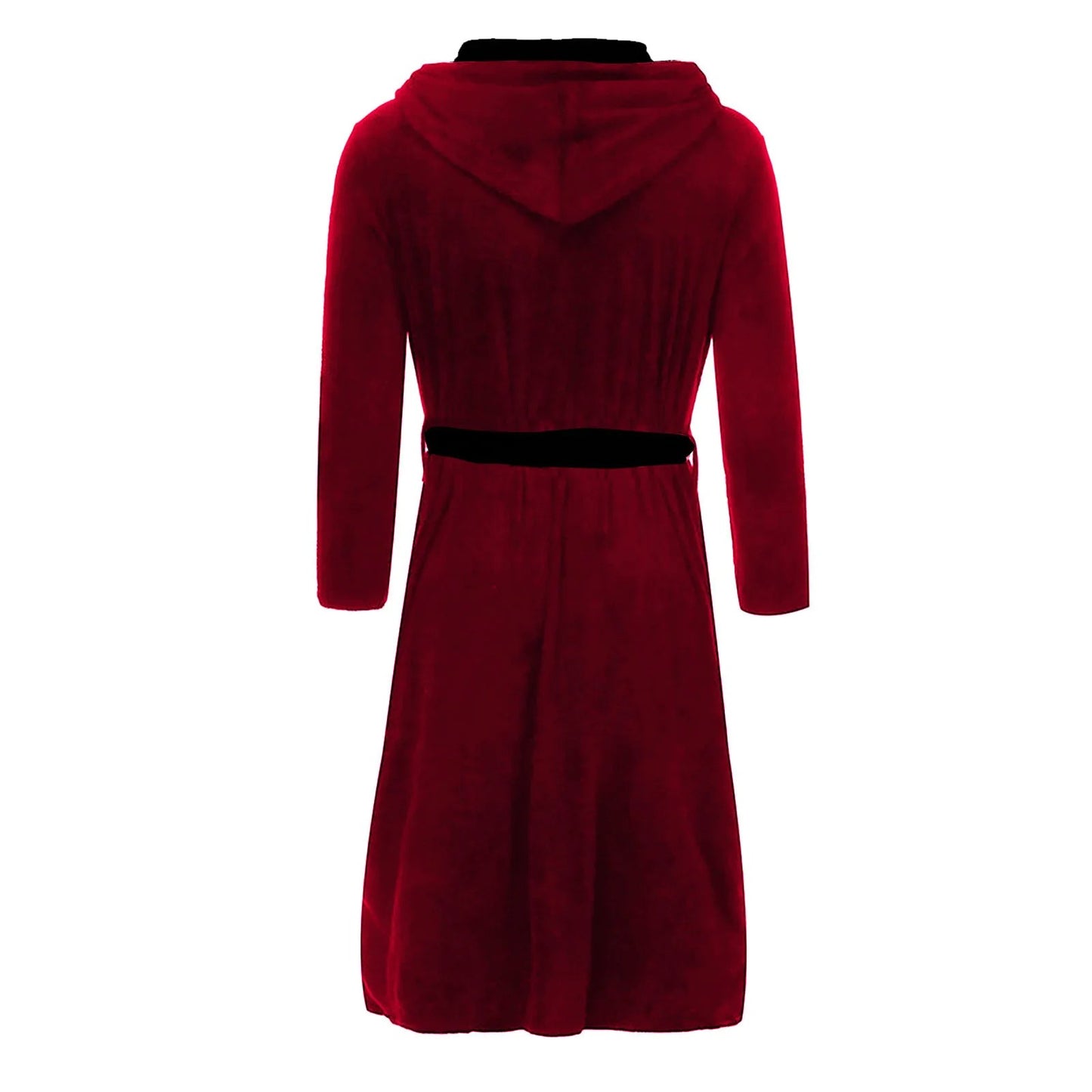 Plush Shower Bathrobe Men Winter Long-Sleeved Clothes
