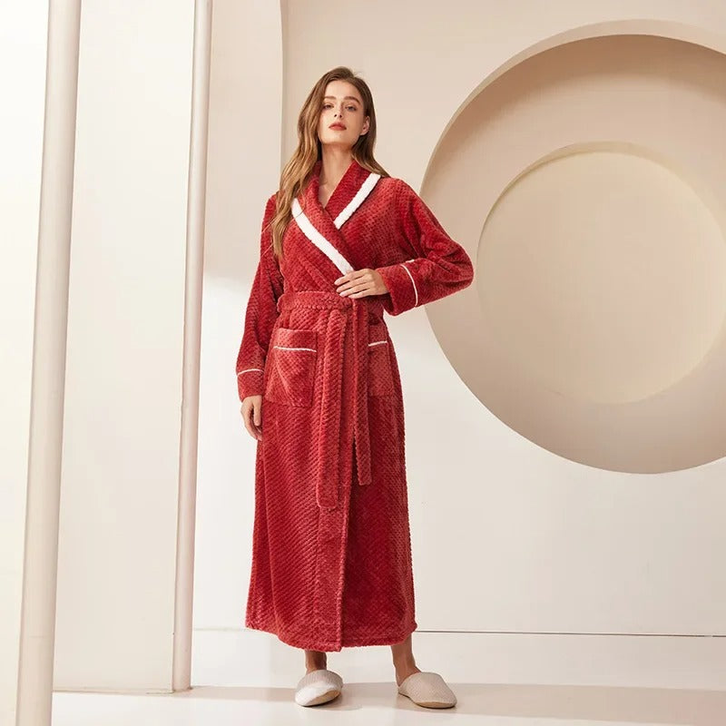 Men's Long Robe Home Clothing Sleepwear Loose Nightwear