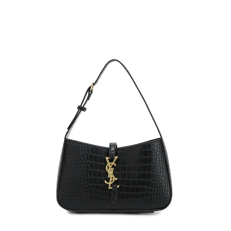 Crocodile Pattern Underarm Bag Versatile Handbag