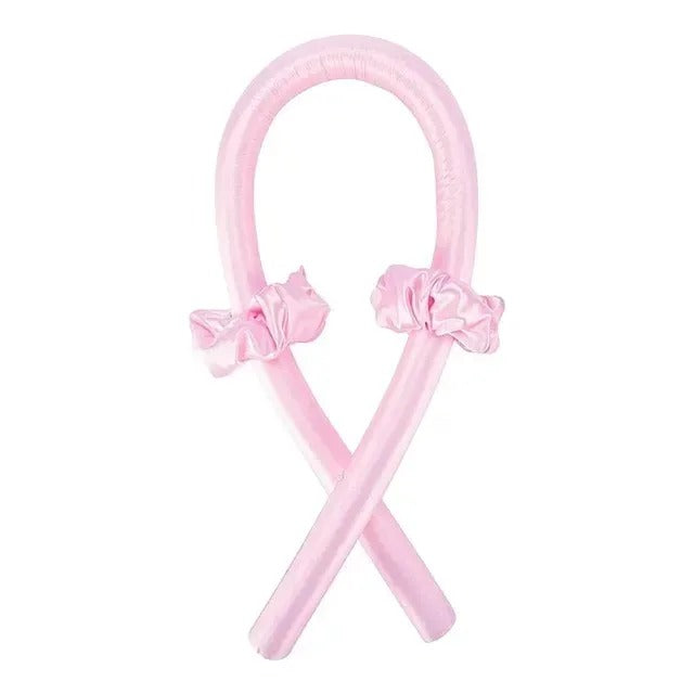 Heatless Curling Rod Headband No Heat Silk Curls Ribbon Hair Rollers Sleeping Soft