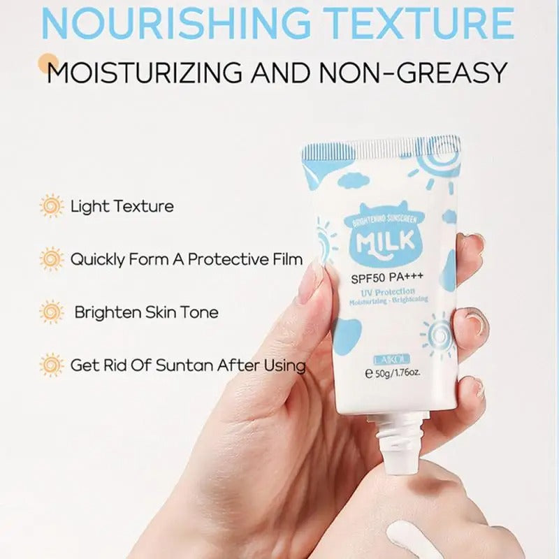 Facial Milk Sunscreen SPF50+ Moisturizing Face Cream Protector Solar Isolating La Roche Posay Solar Blocker Makeup Cosmetics Enc