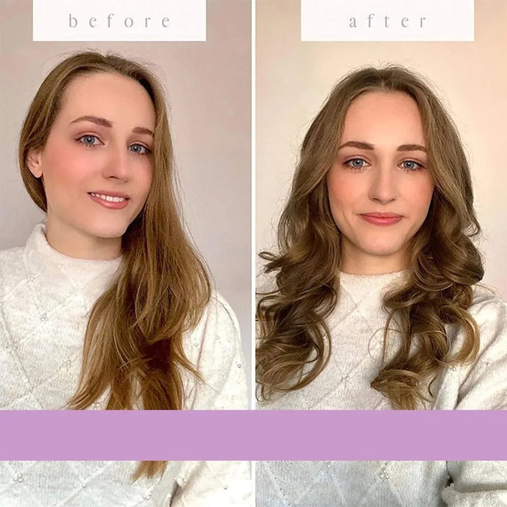 Heatless Curling Rod Headband No Heat Silk Curls Ribbon Hair Rollers Sleeping Soft