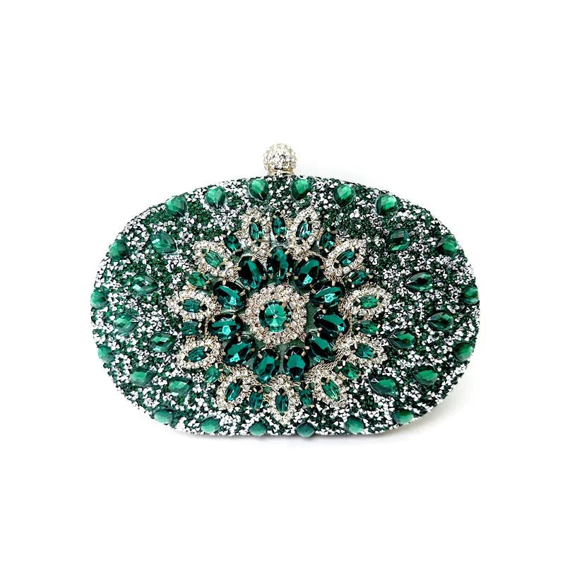 Diamond Women Luxury Clutch Evening Bag Wedding Crystal Ladies Cell Phone Pocket Purse Female Wallet for Party Quality Gift