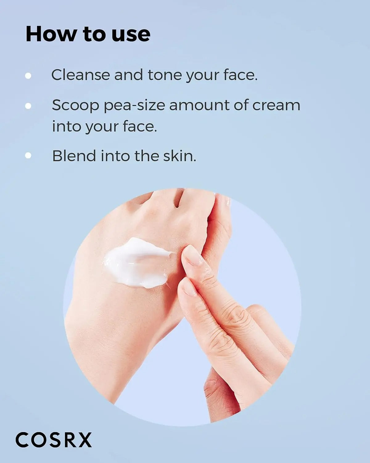 COSRX Hyaluronic Acid Moisturizing Cream, Long-lasting Hydration, Rich Moisturizer for Sensitive Skin 3.52 oz / 100g