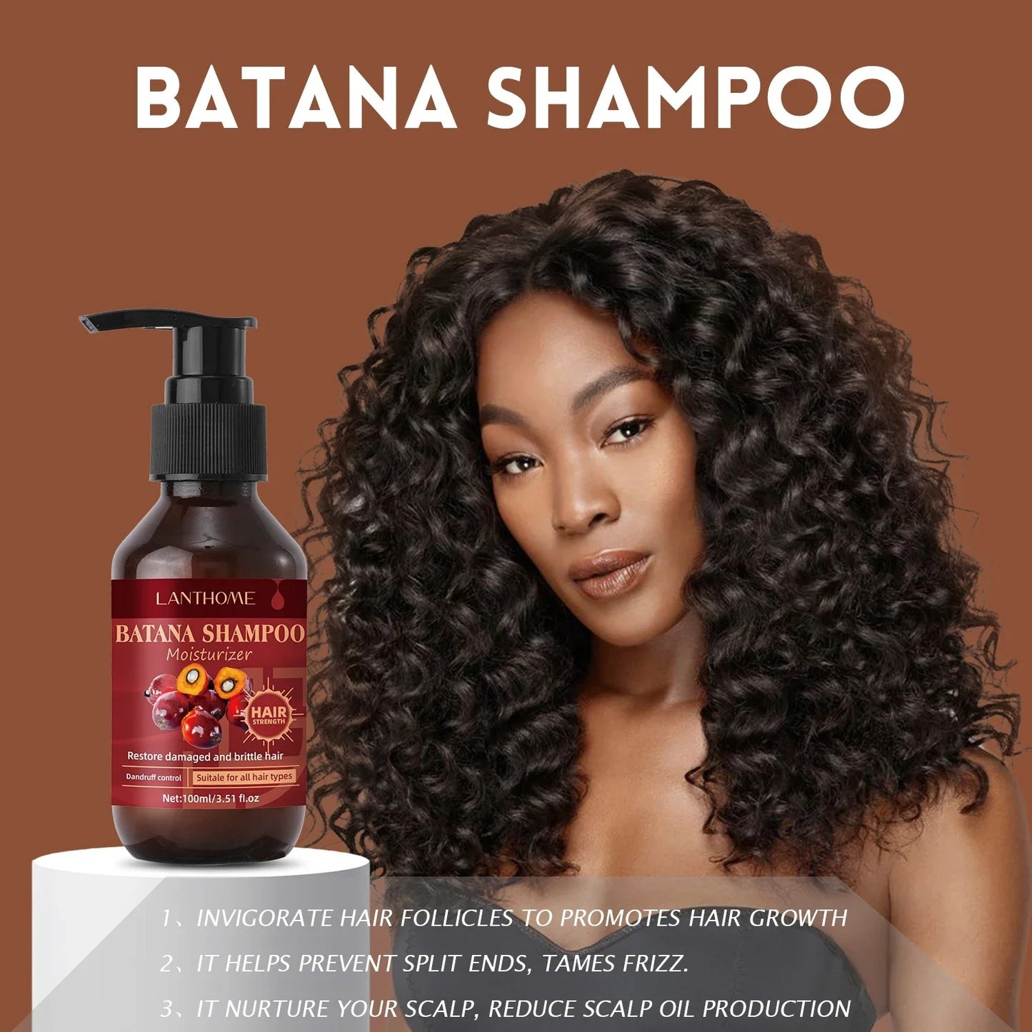 Batana Oil Shampoo Hair Loss Products Effective In 7 days Pure And Natural Batana Oil