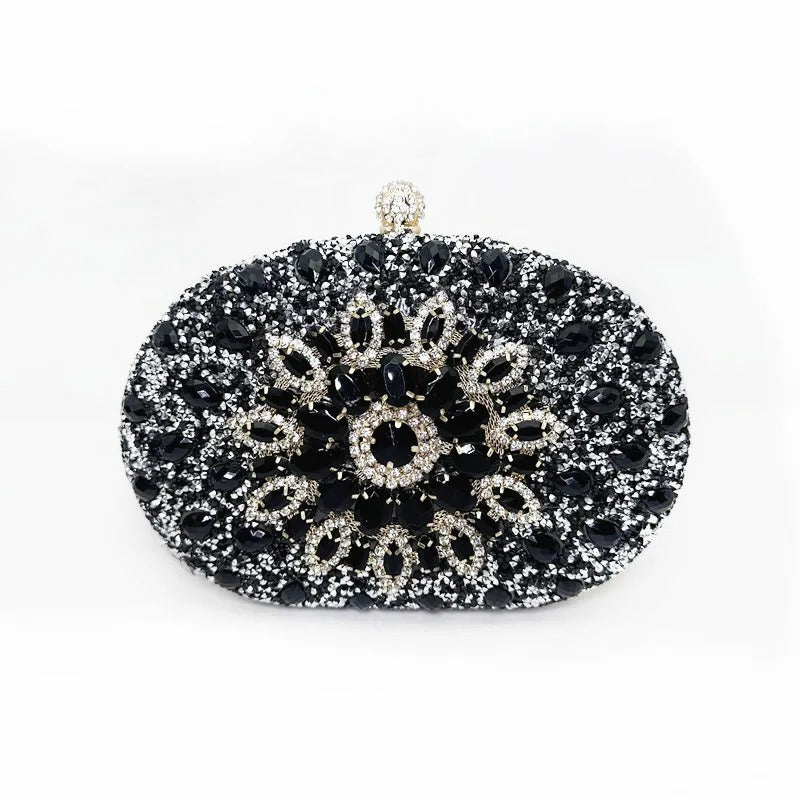 Diamond Women Luxury Clutch Evening Bag Wedding Crystal Ladies Cell Phone Pocket Purse Female Wallet for Party Quality Gift