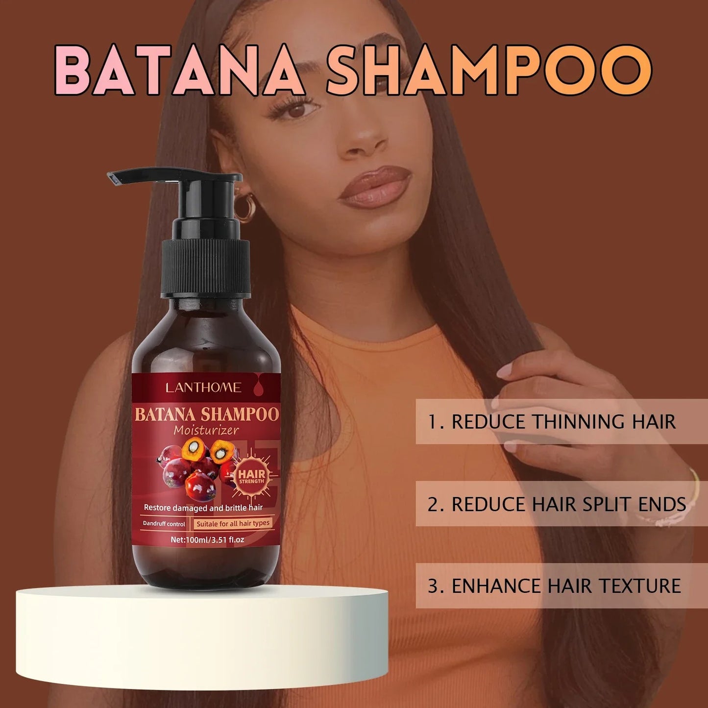 Batana Oil Shampoo Hair Loss Products Effective In 7 days Pure And Natural Batana Oil