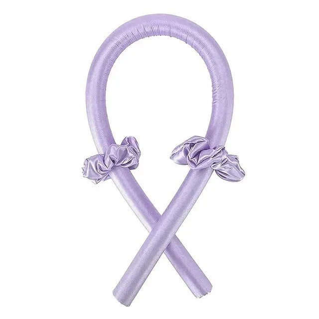 Heatless Curling Rod Headband No Heat Silk Curls Ribbon Hair Rollers Sleeping Soft