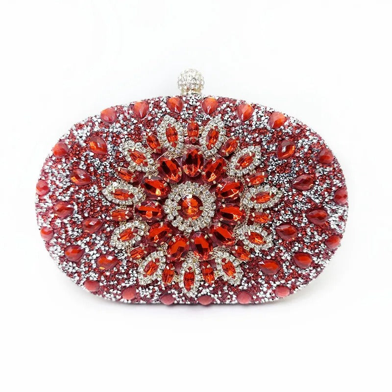 Diamond Women Luxury Clutch Evening Bag Wedding Crystal Ladies Cell Phone Pocket Purse Female Wallet for Party Quality Gift