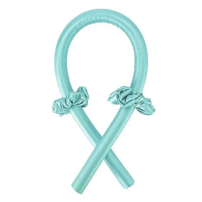 Heatless Curling Rod Headband No Heat Silk Curls Ribbon Hair Rollers Sleeping Soft