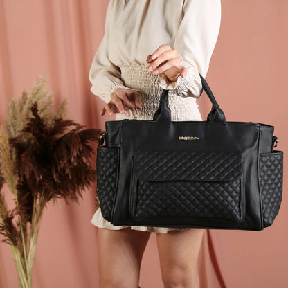 Luxury Leather Baby Care Bag Mother Baby Bag Baby Supplies Bag Baby Lunch Bag