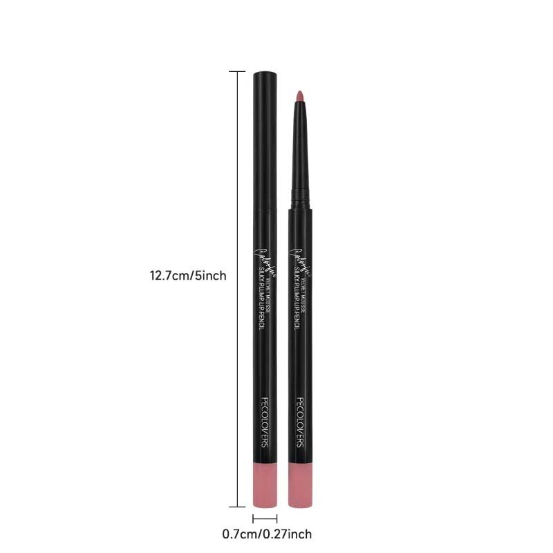 Waterproof Matte Lipliner Pencil Red Contour Tint Lipstick Long Lasting Non-stick Cup Moisturizing Lips Makeup