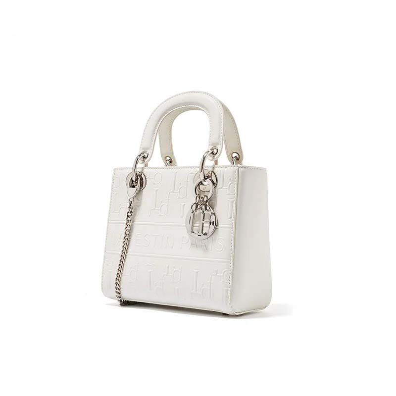 New Trendy One-shoulder Luxury Brand Designer Top Handle Crossbody Female Purse Leather Bags