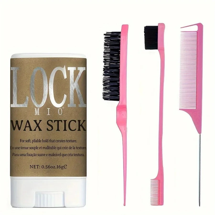 Hair Wax Stick for Women and Kids Long Lasting Hold Pomade Control Broken Frizz Flyaway Styling Wax