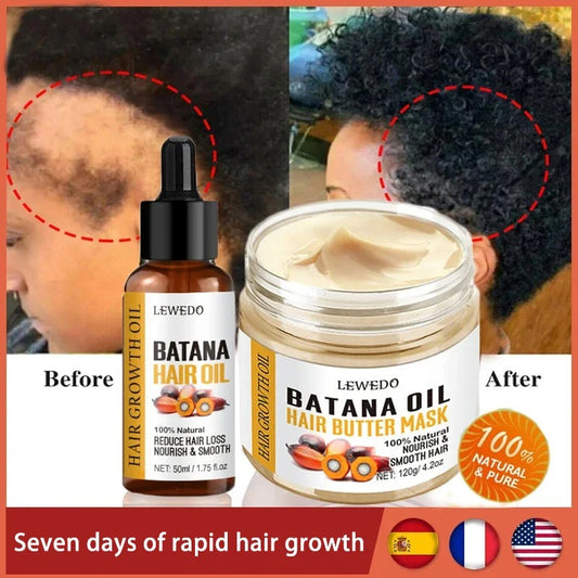 100% Pure And Natural Batana Oil For Treating Hair Loss Anti-Breakage Hair