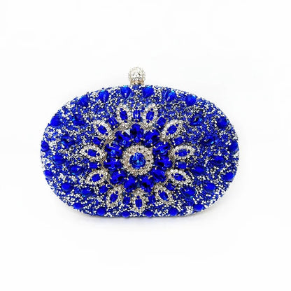 Diamond Women Luxury Clutch Evening Bag Wedding Crystal Ladies Cell Phone Pocket Purse Female Wallet for Party Quality Gift